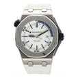 Audemars Piguet Royal Oak Offshore Diver 15710ST White Dial Mens Watch Box Papers - Watches