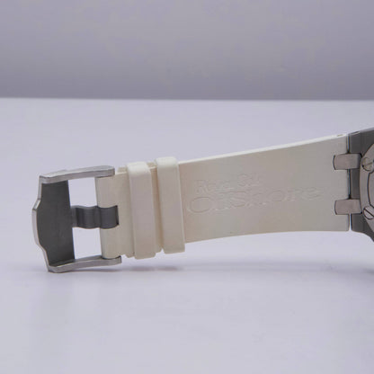 Audemars Piguet Royal Oak Offshore Diver 15710ST White Dial Mens Watch Box Papers - Watches