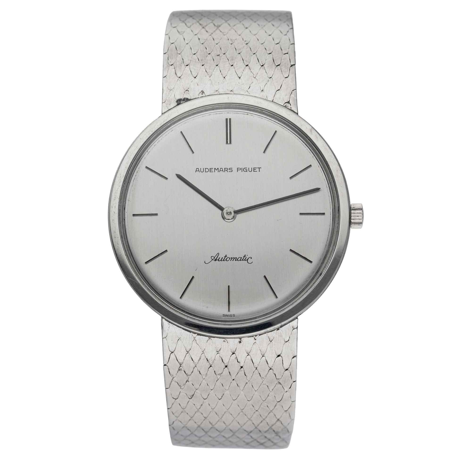 Audemars Piguet Ultra Thin Vintage Stainless Steel Mens Watch - Watches