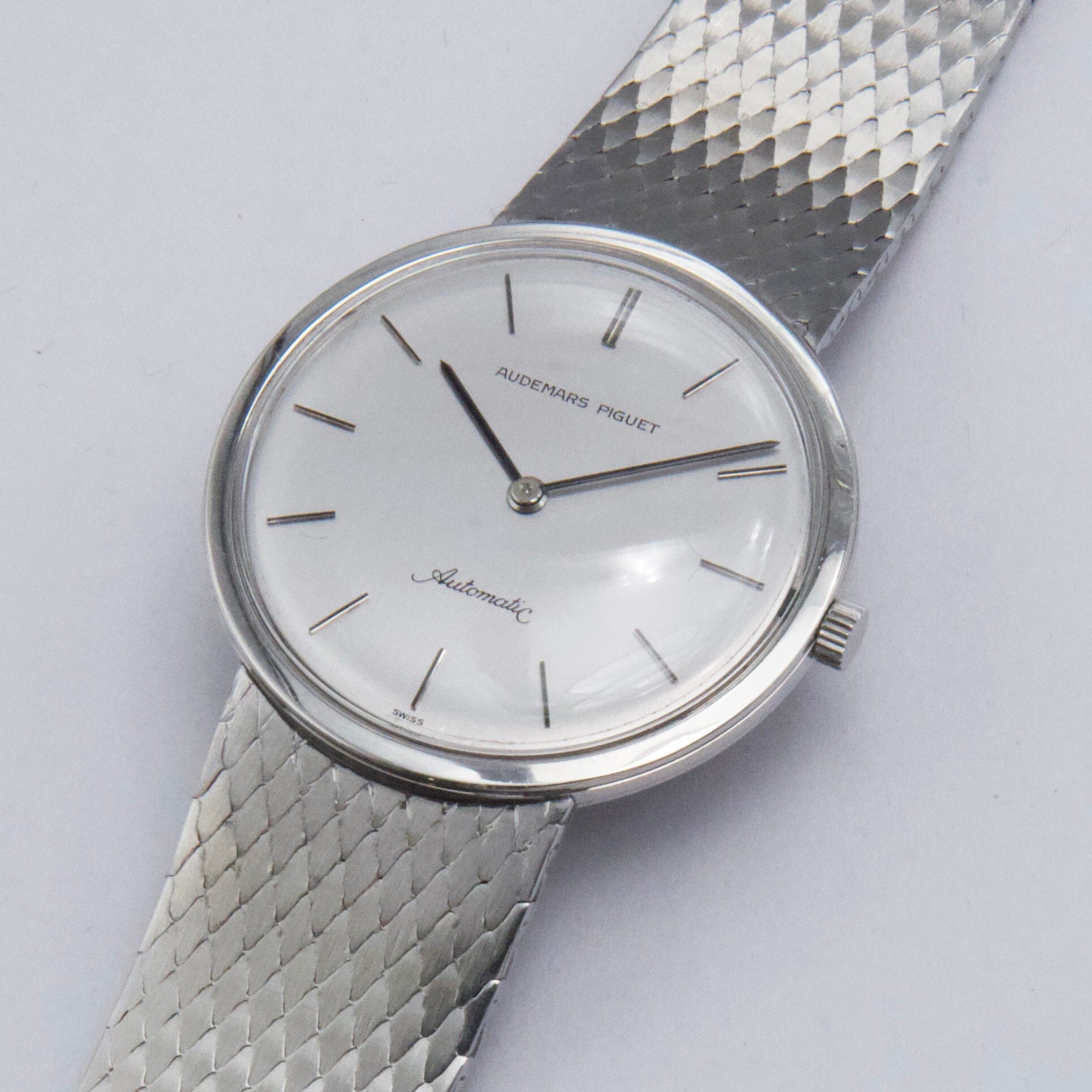 Audemars Piguet Ultra Thin Vintage Stainless Steel Mens Watch - Watches