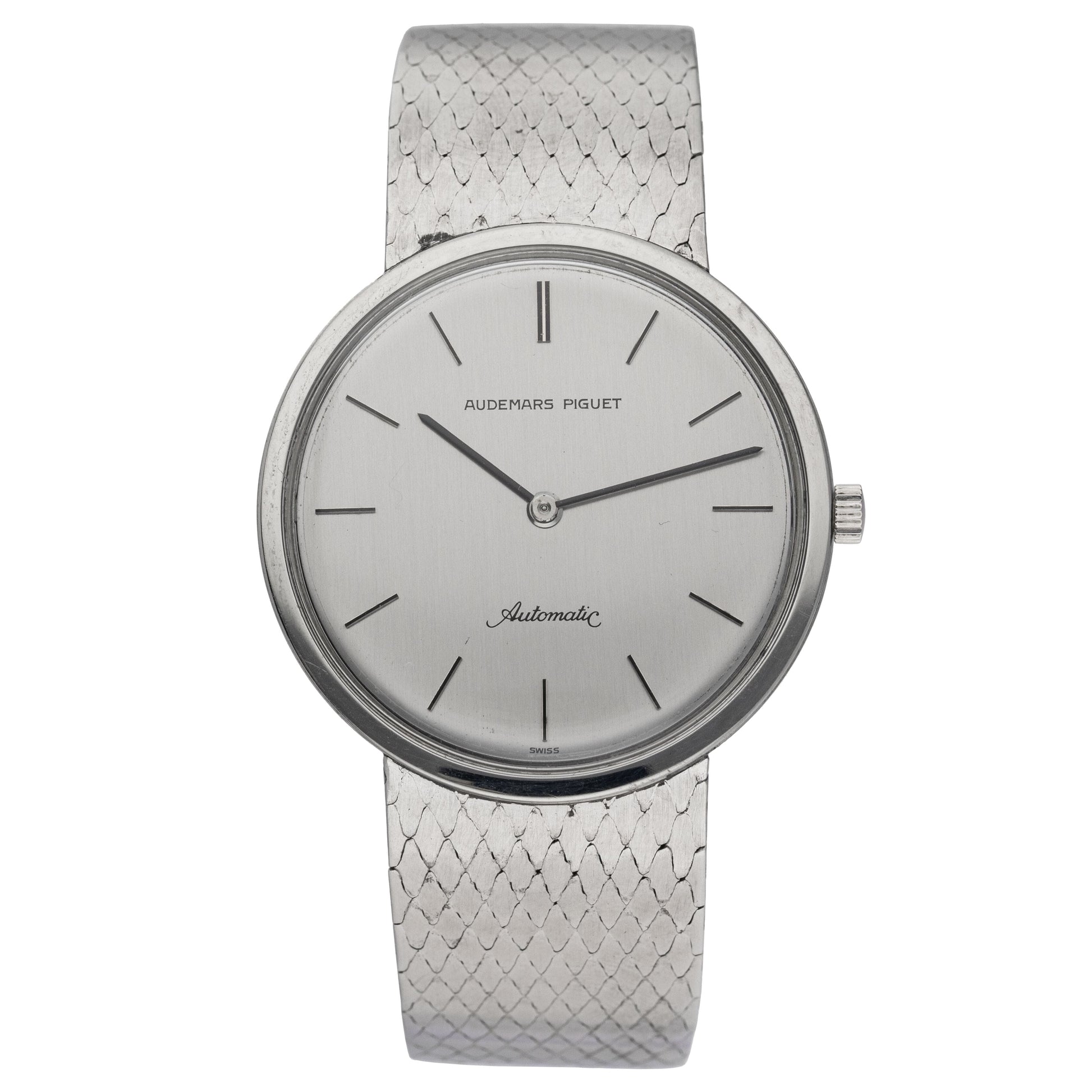 Audemars Piguet Ultra Thin Vintage Stainless Steel Mens Watch - Watches