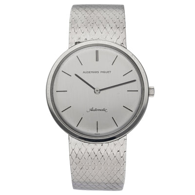 Audemars Piguet Ultra Thin Vintage Stainless Steel Mens Watch - Watches