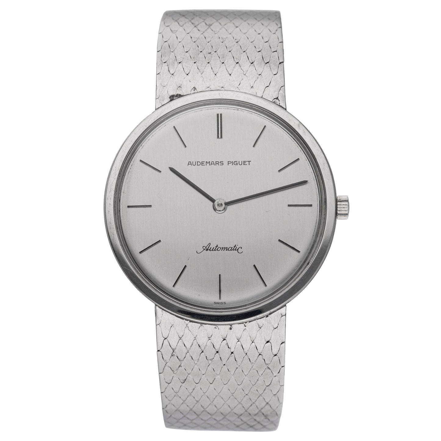 Audemars Piguet Ultra Thin Vintage Stainless Steel Mens Watch