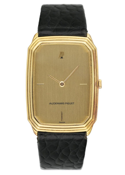 Audemars Piguet Vintage BA 4040 Champagne Dial 18K Yellow Gold Mens Watch With Papers - Watches