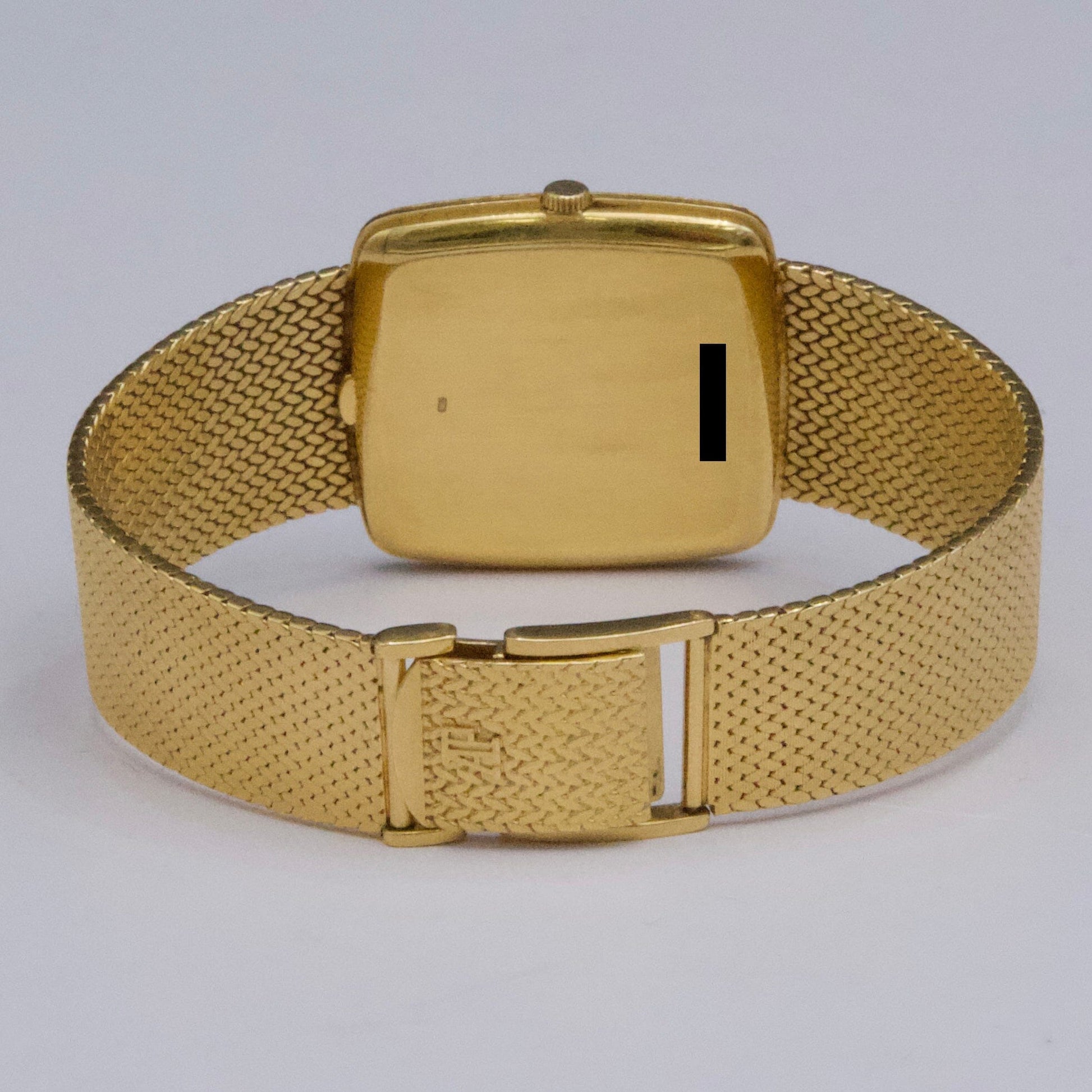 Audemars Piguet Vintage Black Dial 18K Yellow Gold Mens Watch - Watches