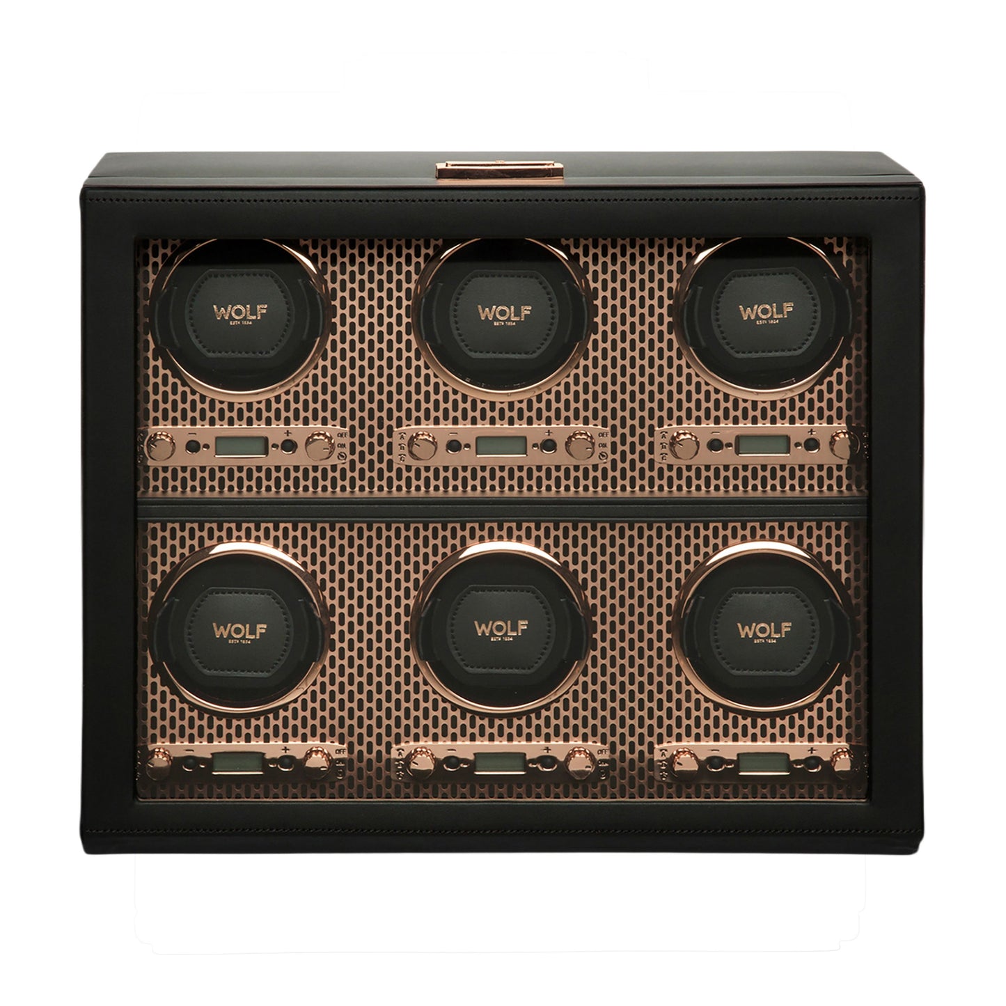 Axis 6 Piece Watch Winder - Copper