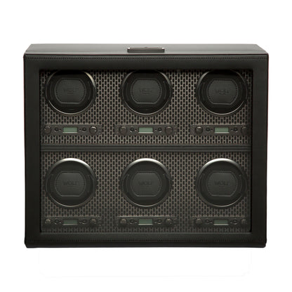 Axis 6 Piece Watch Winder - Powder Coat