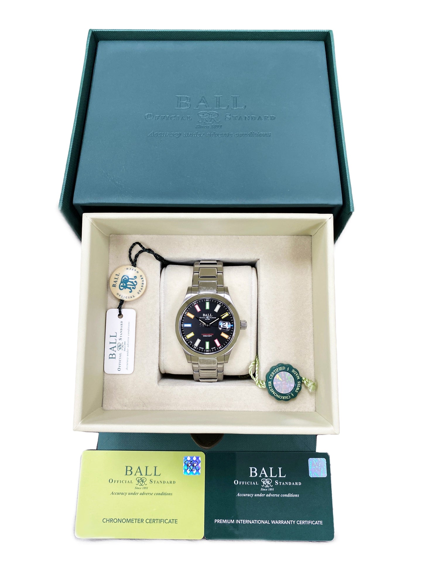 BALL Engineer III Marvelight Chronometer Mens Watch Box Papers - Watches