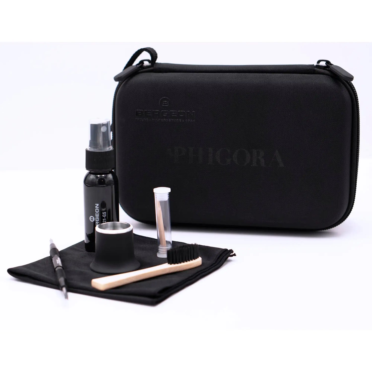 Phigora x Bergeon Watch Care Kit – Premium Travel Set for Maintenance - Watches