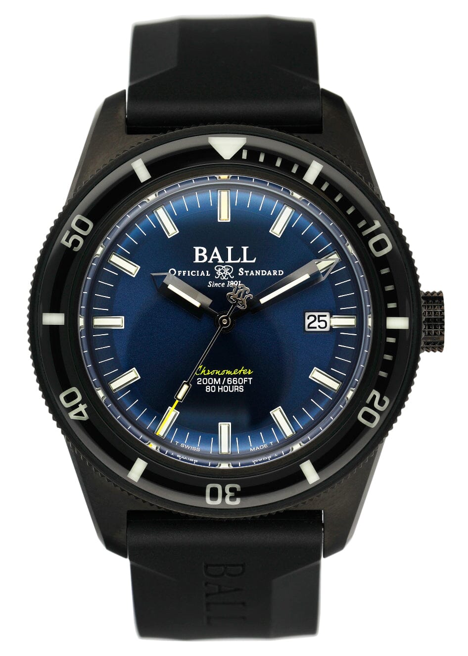 Brand New BALL Engineer II M Skin-diver Heritage Mens Watch Box Papers - Wristwatch