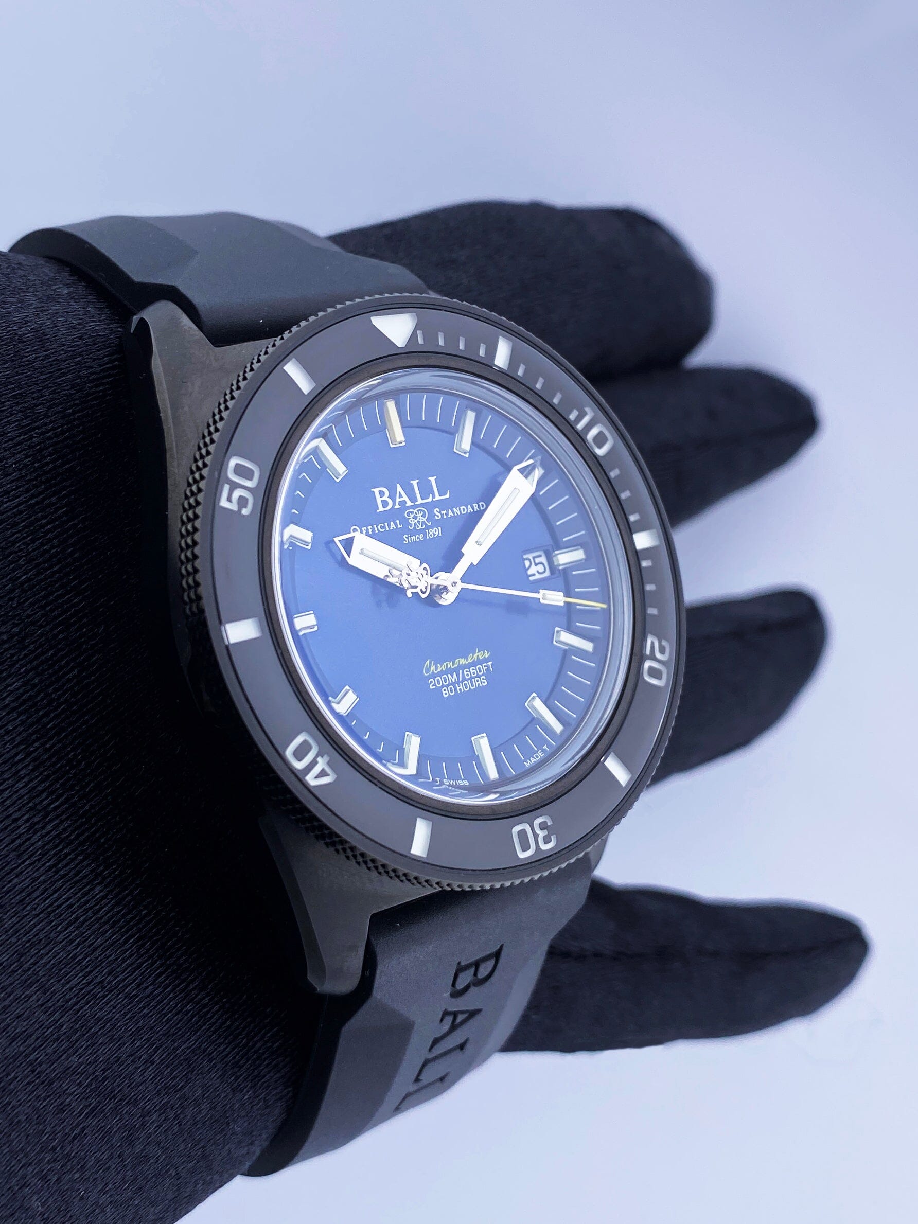Brand New BALL Engineer II M Skin-diver Heritage Mens Watch Box Papers - Wristwatch