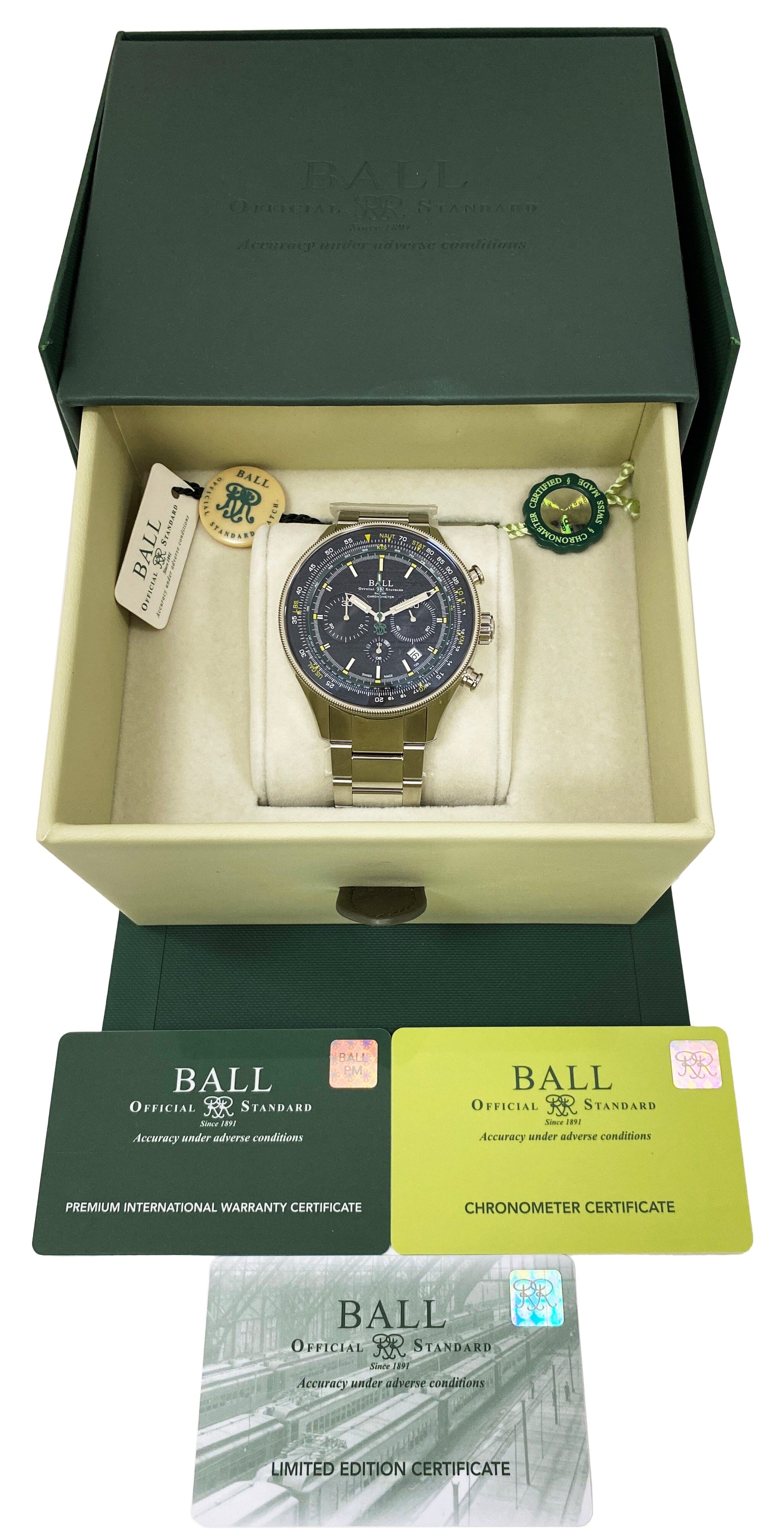 Brand New BALL Engineer Master II Normandy Mens Watch Box Papers - Virtual