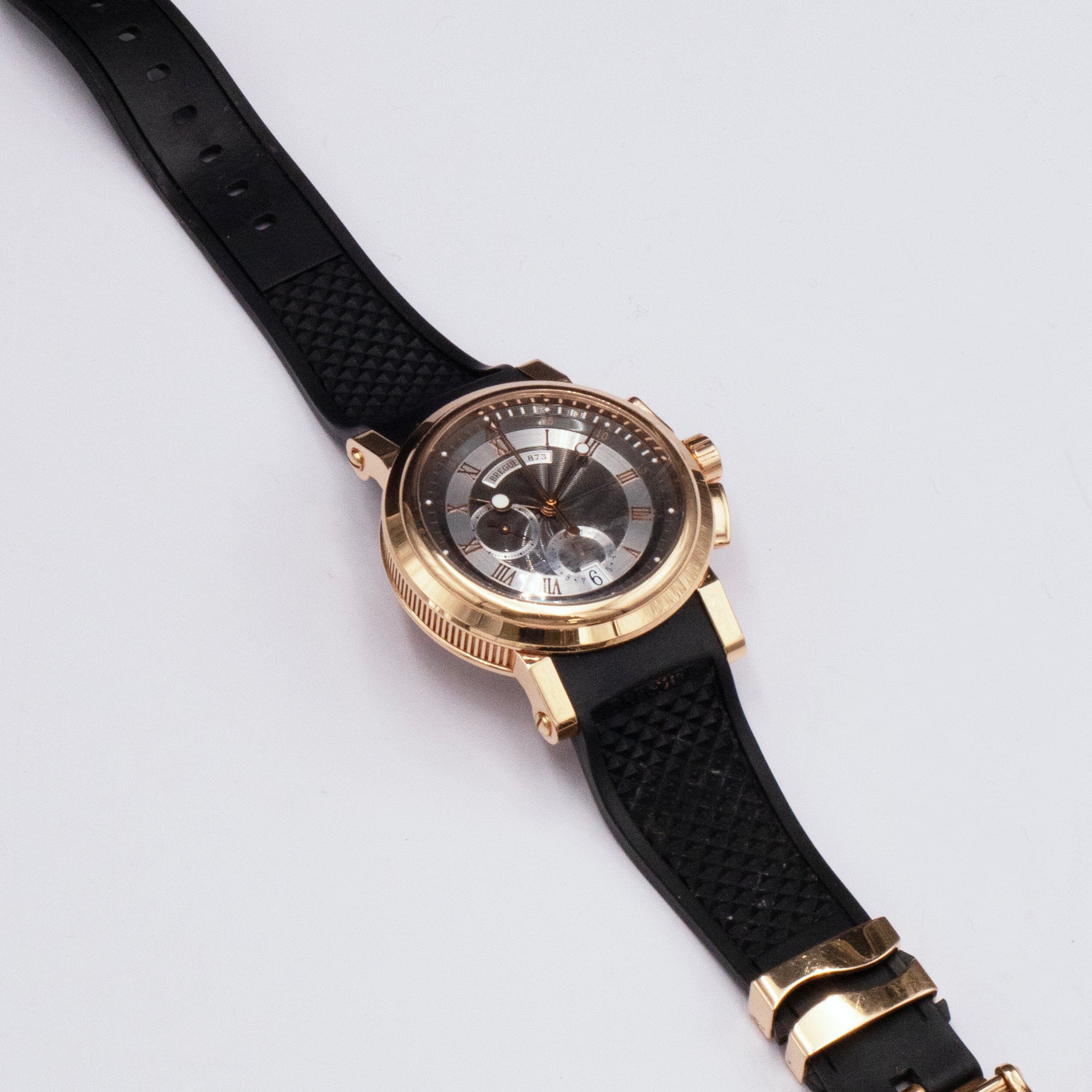 Breguet Marine 5827BR/Z2/5ZU Black, Silver Dial Mens Watch – Phigora