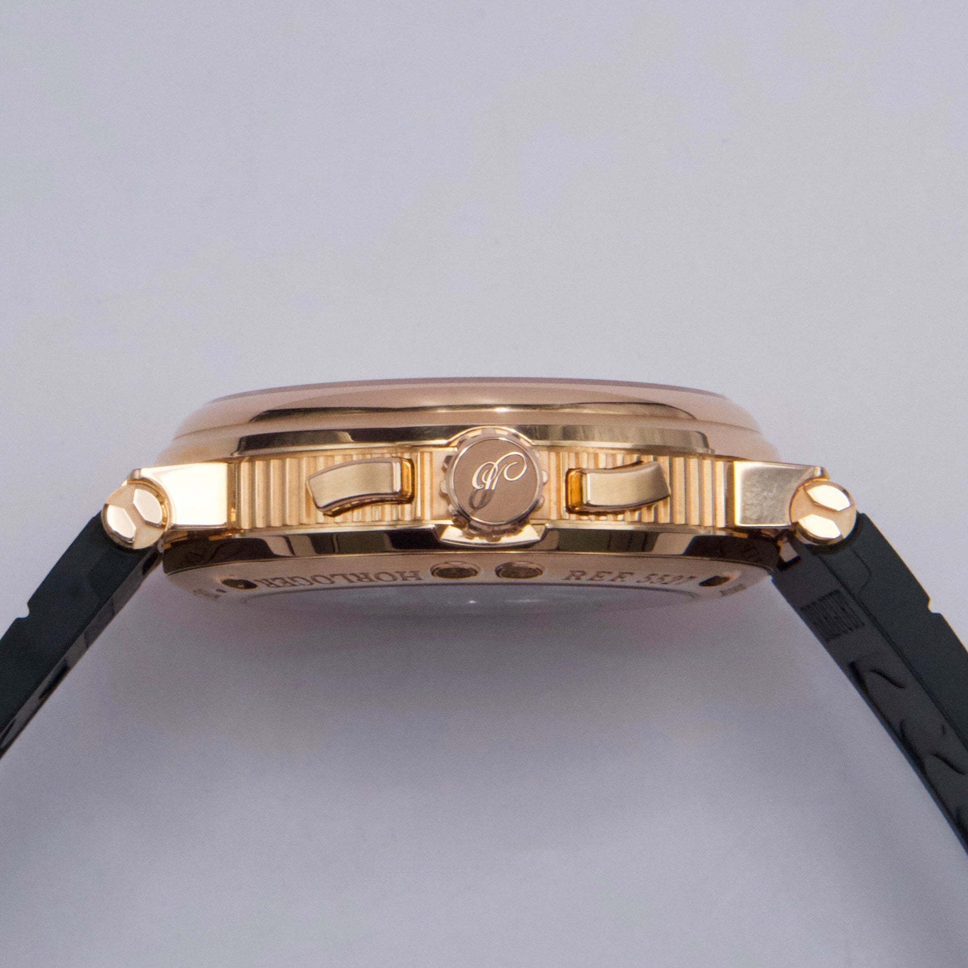 Breguet Marine Chronographe 5527 Slate Dial 18K Rose Gold Mens Watch Box Papers - Watches
