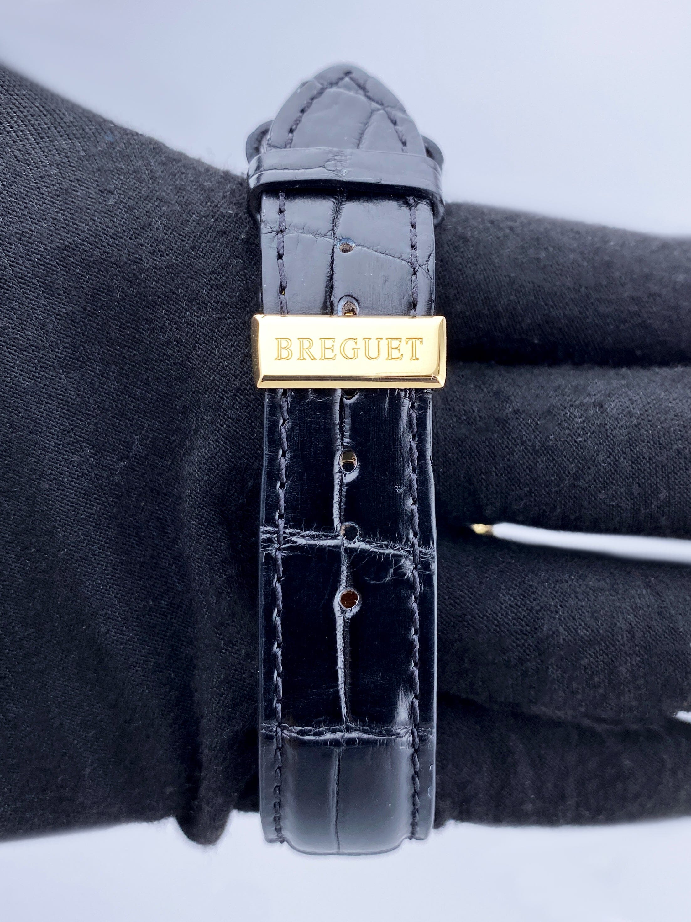 Breguet Type XX 3820 Black Dial 18K Yellow Gold Mens Watch – Phigora