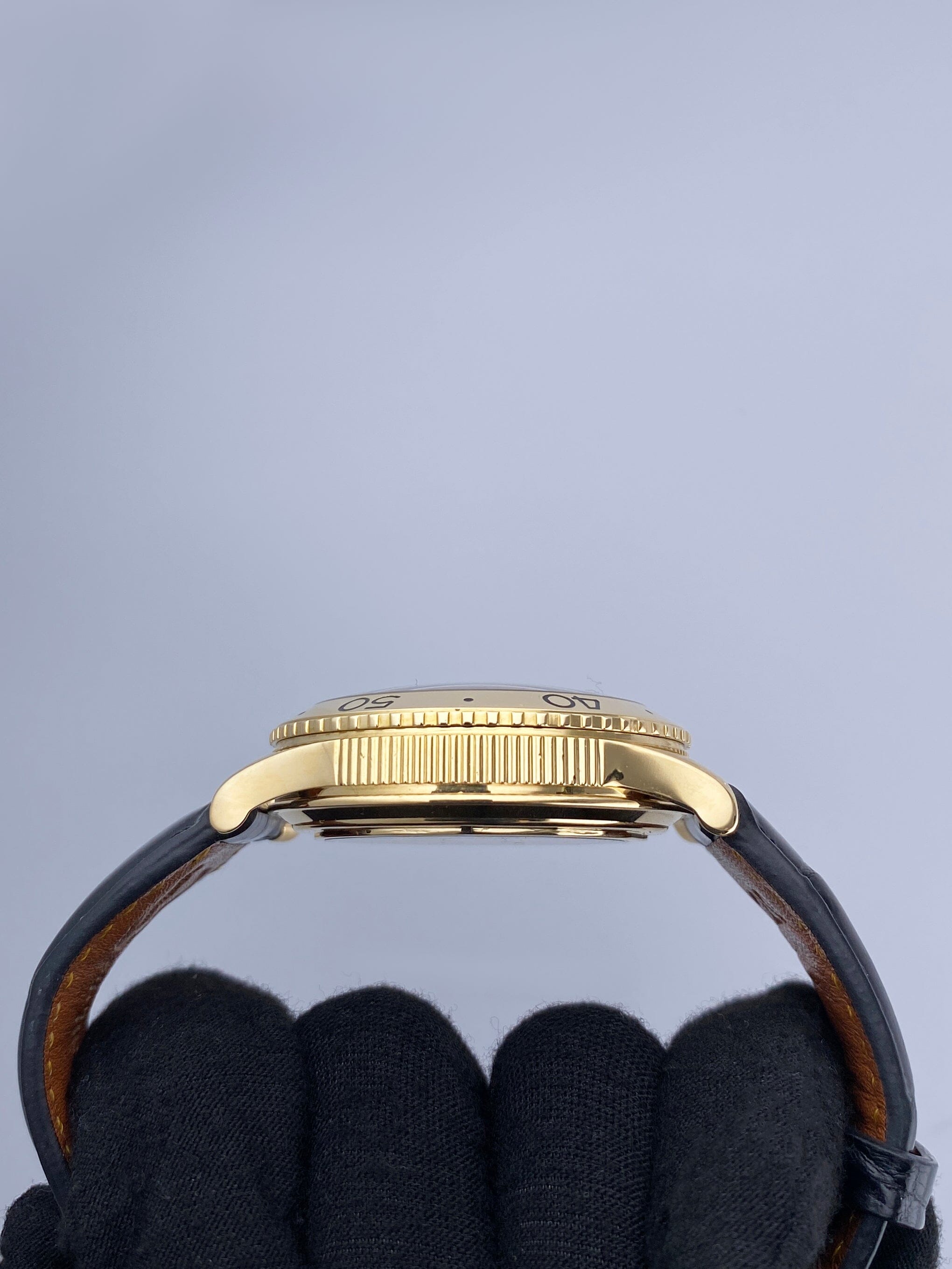 Breguet Type XX 3820 Black Dial 18K Yellow Gold Mens Watch – Phigora