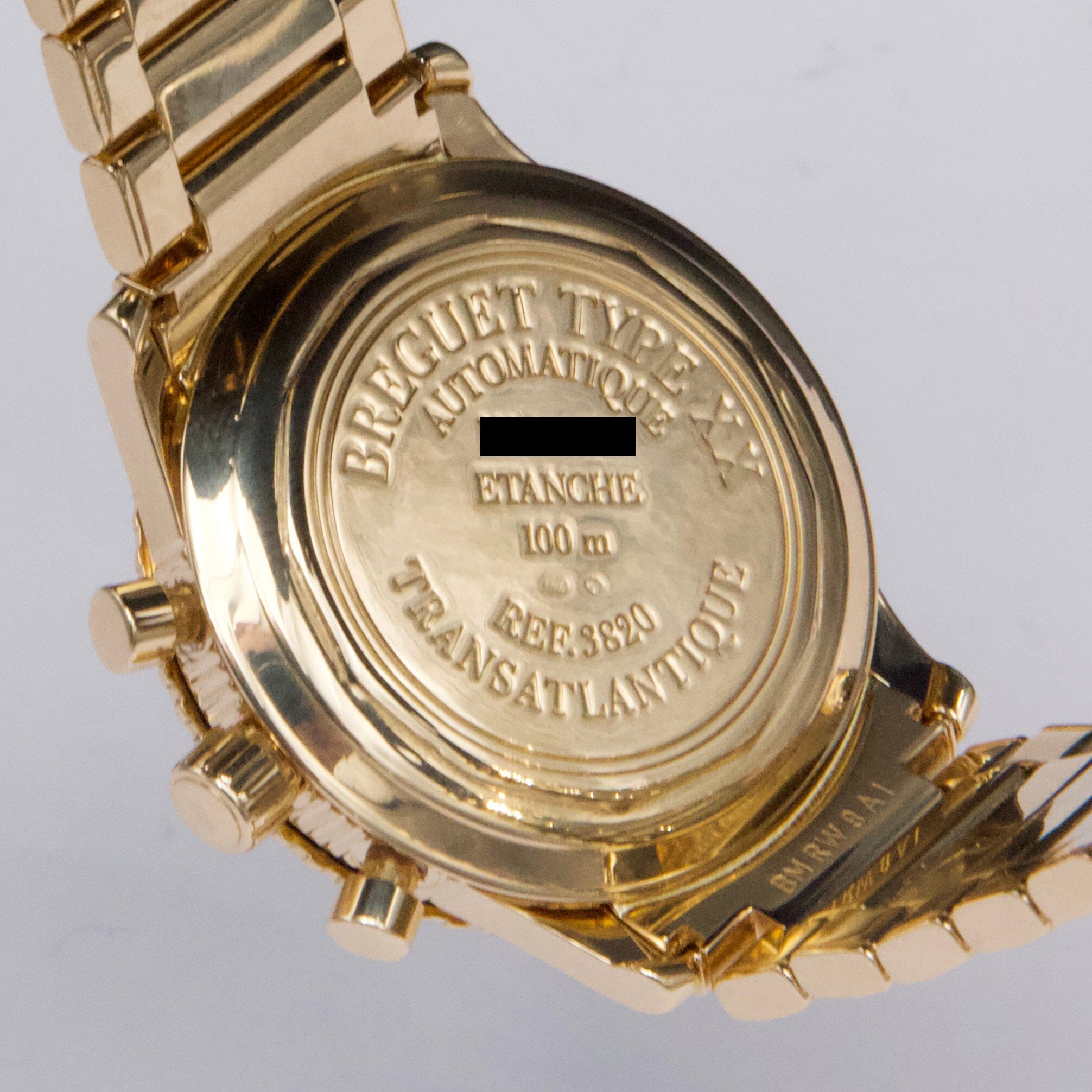 Breguet Type XX 3820BA Black Dial 18K Yellow Gold Mens – Phigora