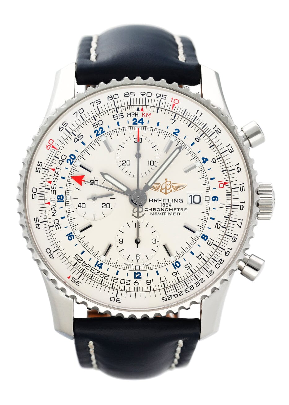 Breitling Navitimer World A24322 Mens Watch With Box - Watches