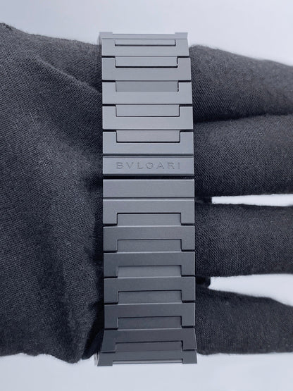 Bulgari Octo Finissimo Extra Thin 103077 Black Ceramic Mens Watch Box Papers - Watches