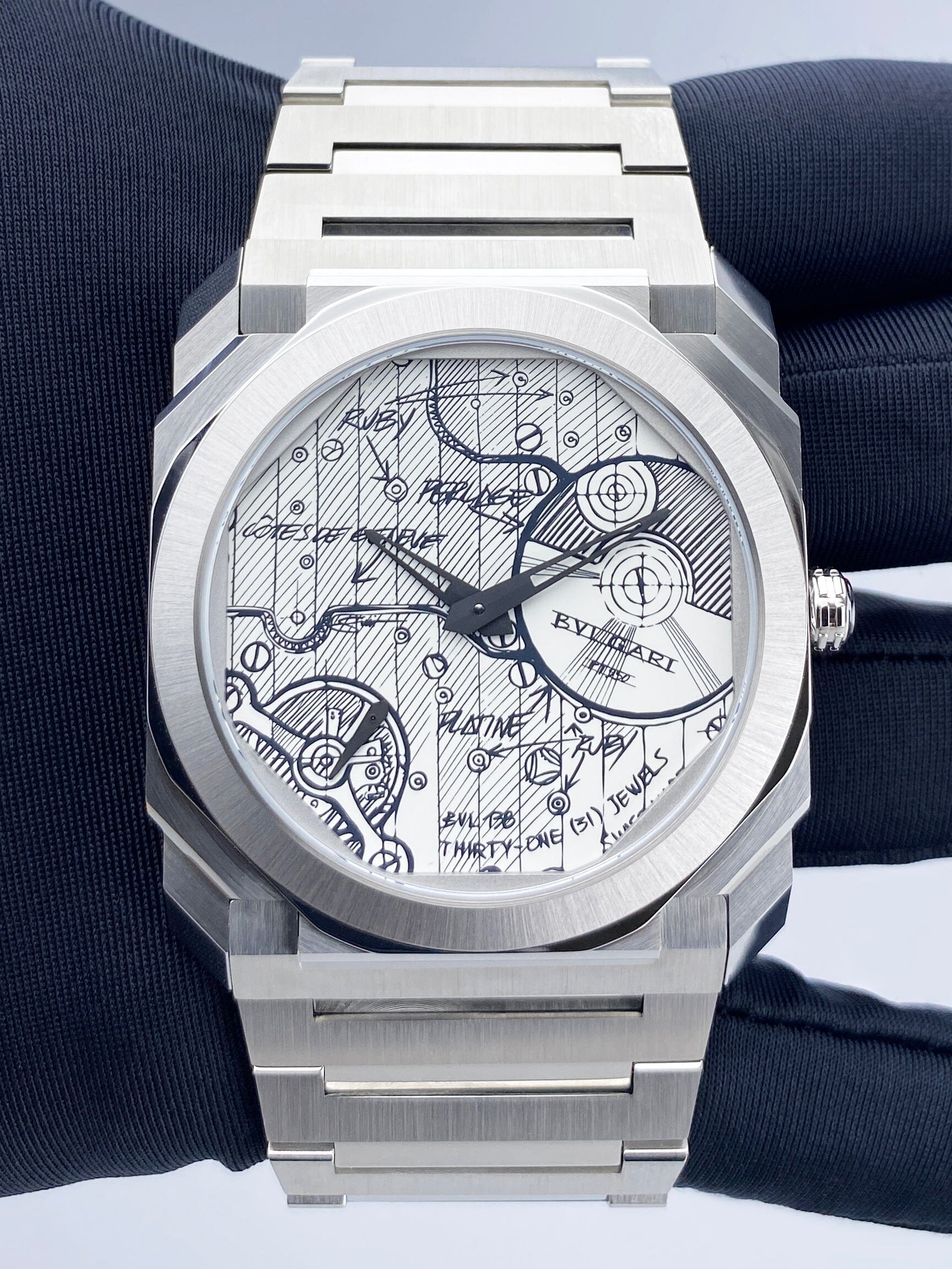 Bulgari Octo Finissimo Sketch 104163 Mens Watch Box Papers – Phigora