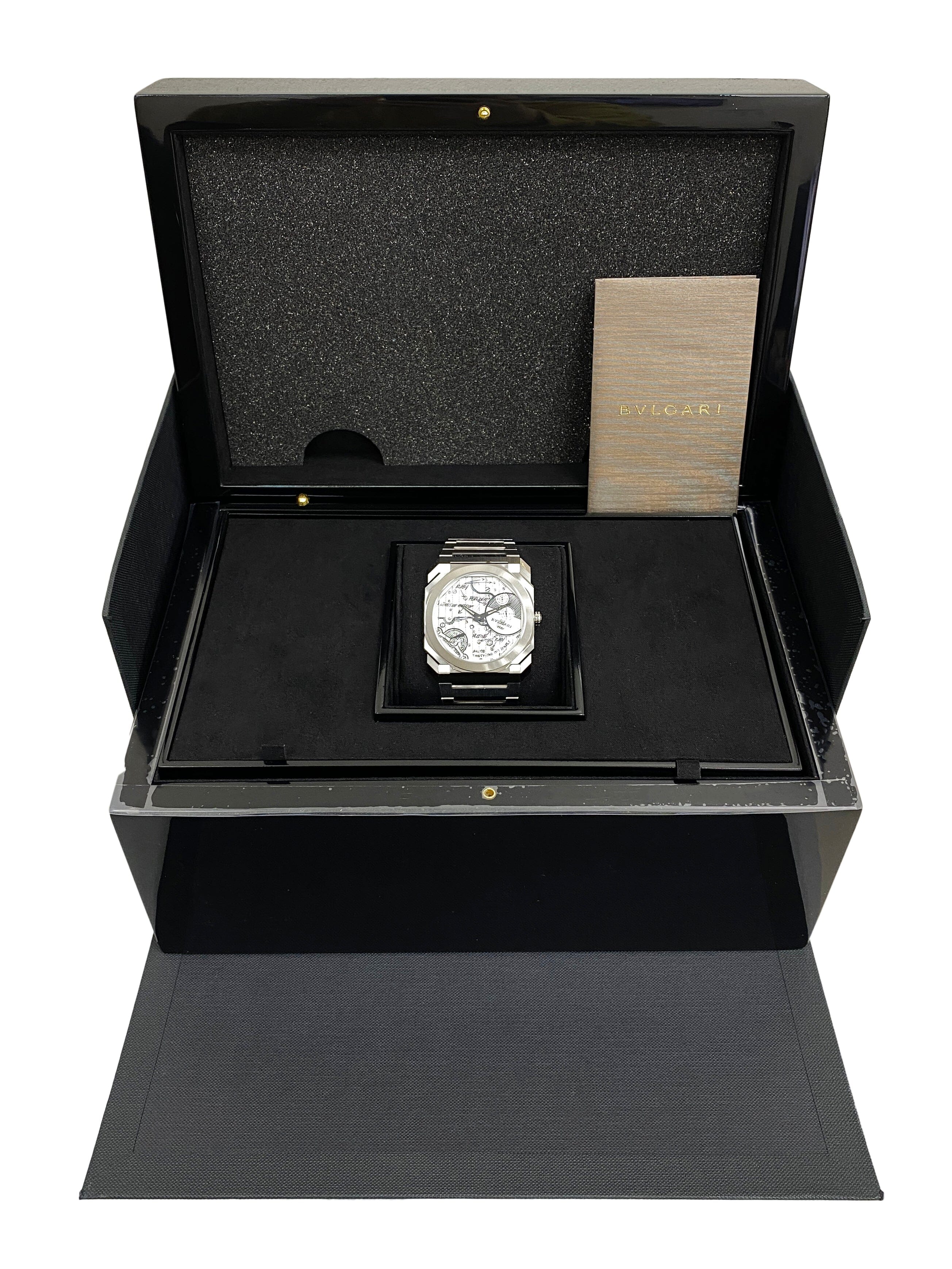 Bulgari Octo Finissimo Sketch 104163 Mens Watch Box Papers – Phigora