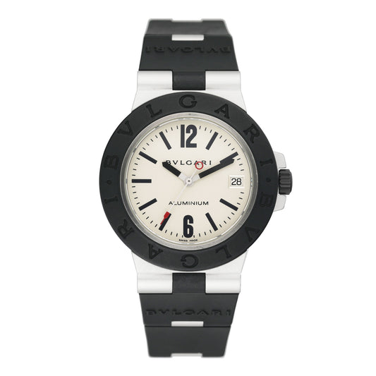 Bvlgari Aluminium AL 38 A Silver Dial Watch