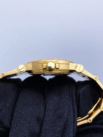 Bvlgari Diagono LCV 29 G Midsize 18K Yellow Gold Ladies Watch - Virtual