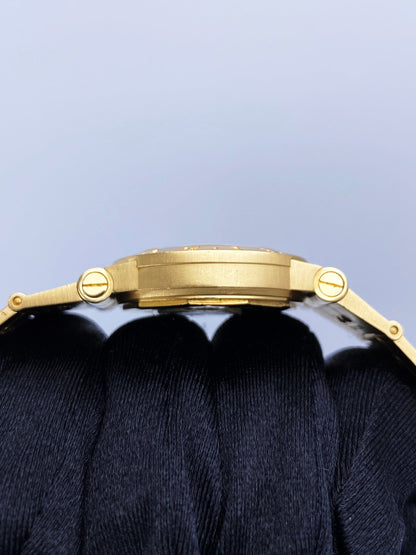 Bvlgari Diagono LCV 29 G Midsize 18K Yellow Gold Ladies Watch - Virtual