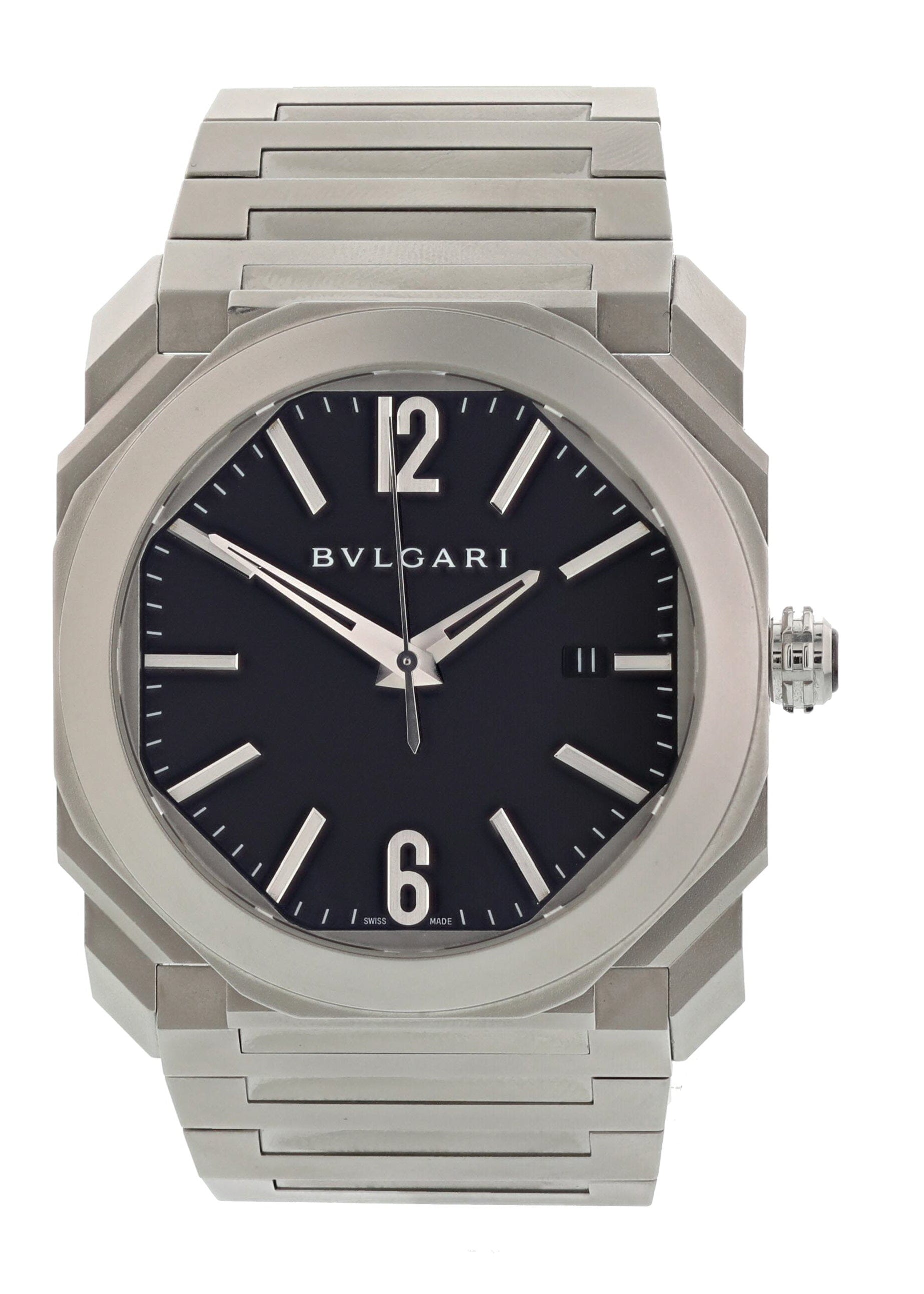 Bvlgari OTCO BLG193 Mens Watch Box & Papers - Wristwatch