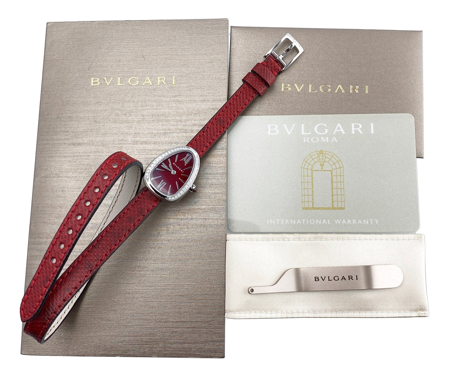 Bvlgari Serpenti 102780 Ladies Watch Box Papers - Watches