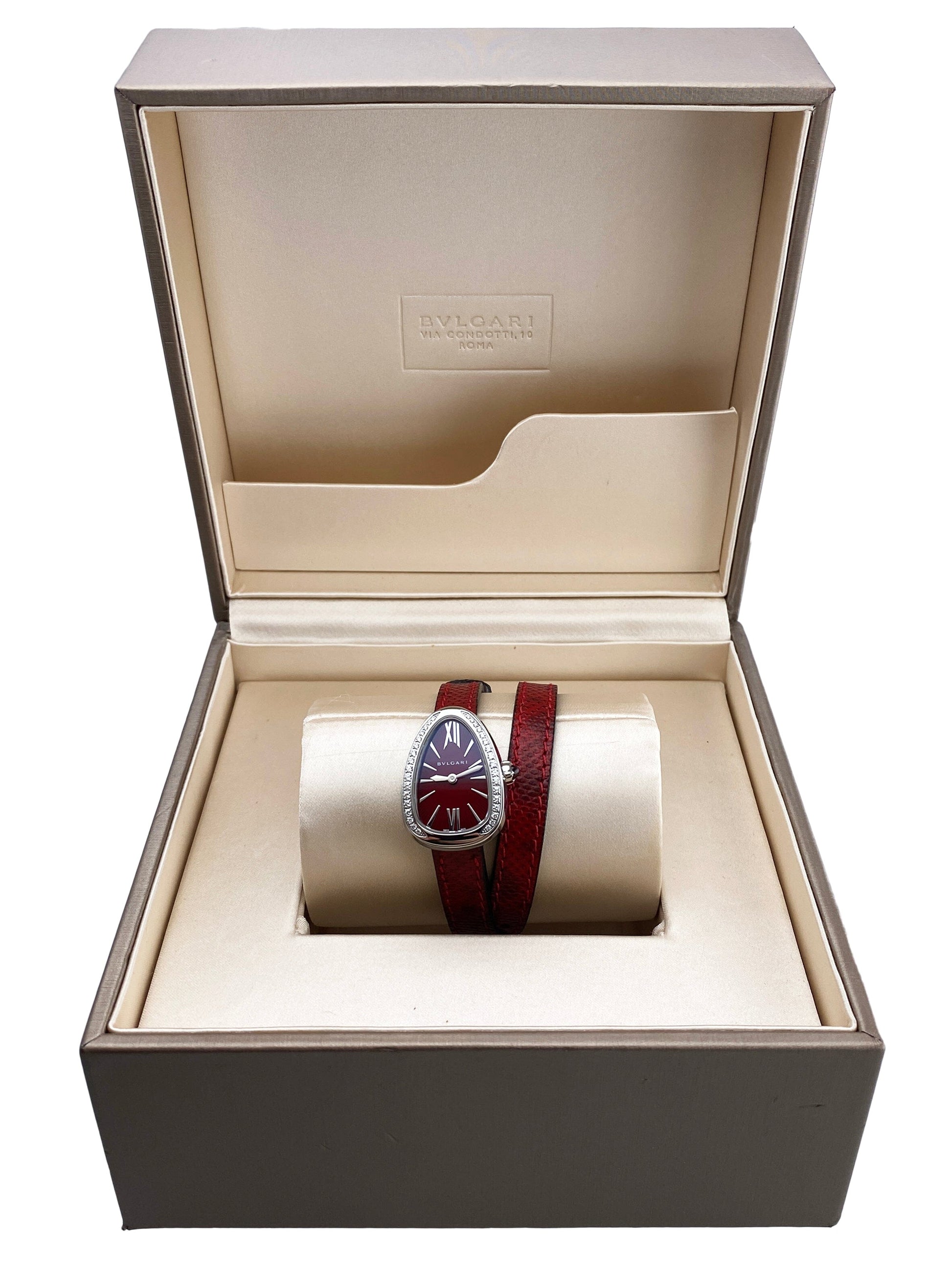 Bvlgari Serpenti 102780 Ladies Watch Box Papers - Watches