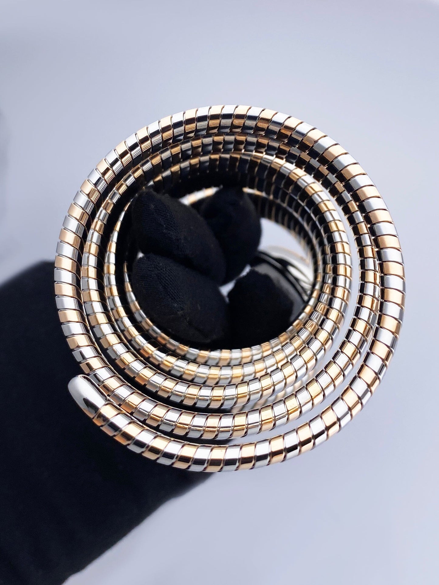 Bvlgari Serpenti SP35 SPG Tubogas Rose Gold & Steel Ladies Watch - Watches