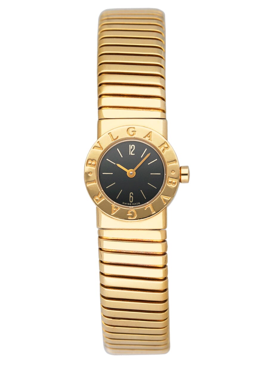 Bvlgari Tubogas BB 19 2T 18K Yellow Gold Ladies Watch - Watches