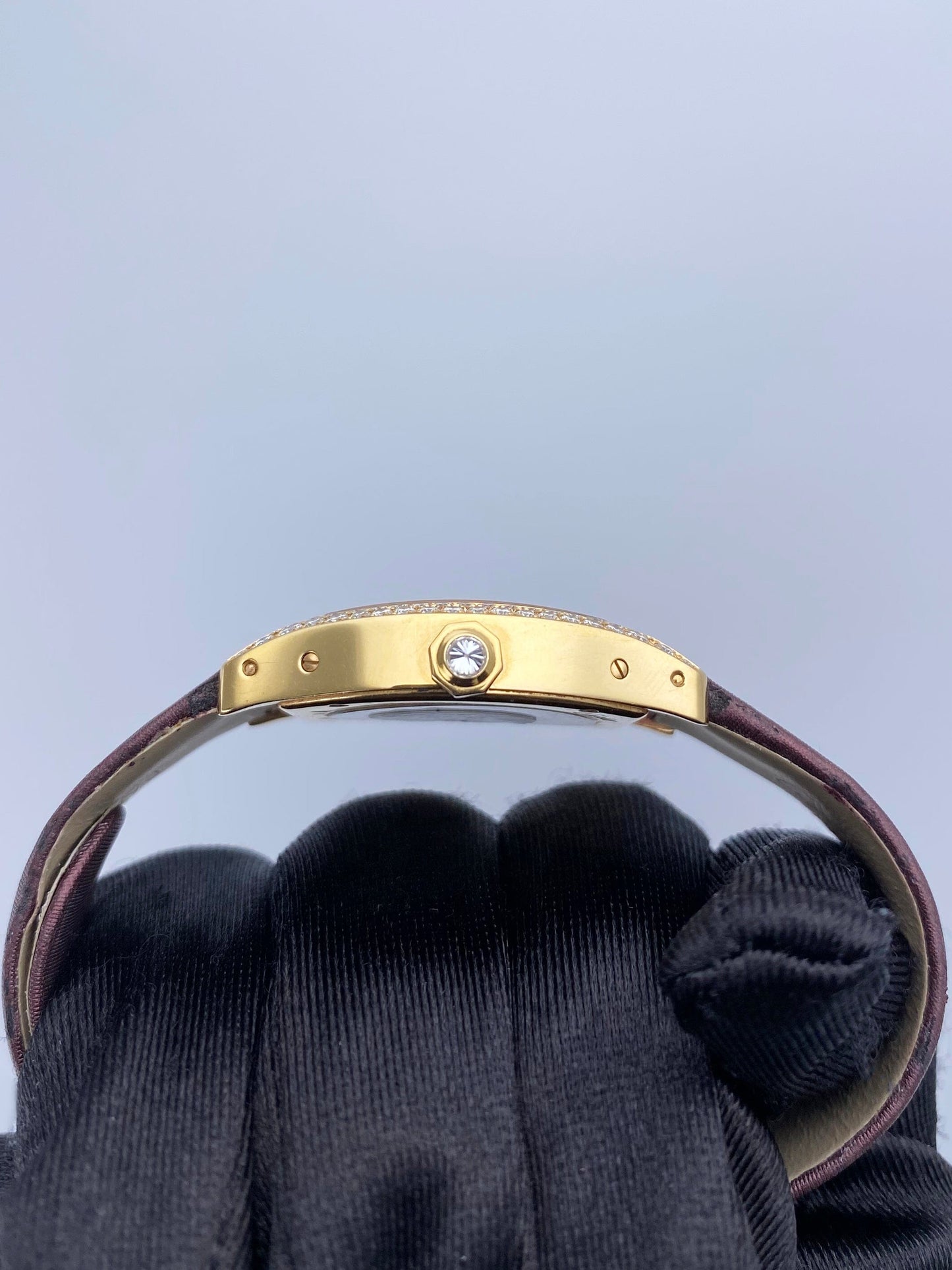 Cartier Tortue WA505031 Diamond 18K Rose Gold Ladies Watch - Watches