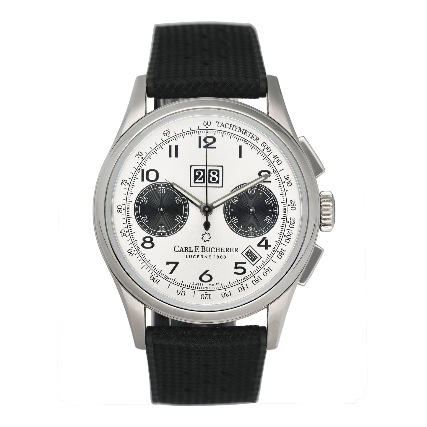 Carl F.Bucherer Heritage BiCompax Annual 00.10803.08.12.01 Mens Watch Box Papers - Watches
