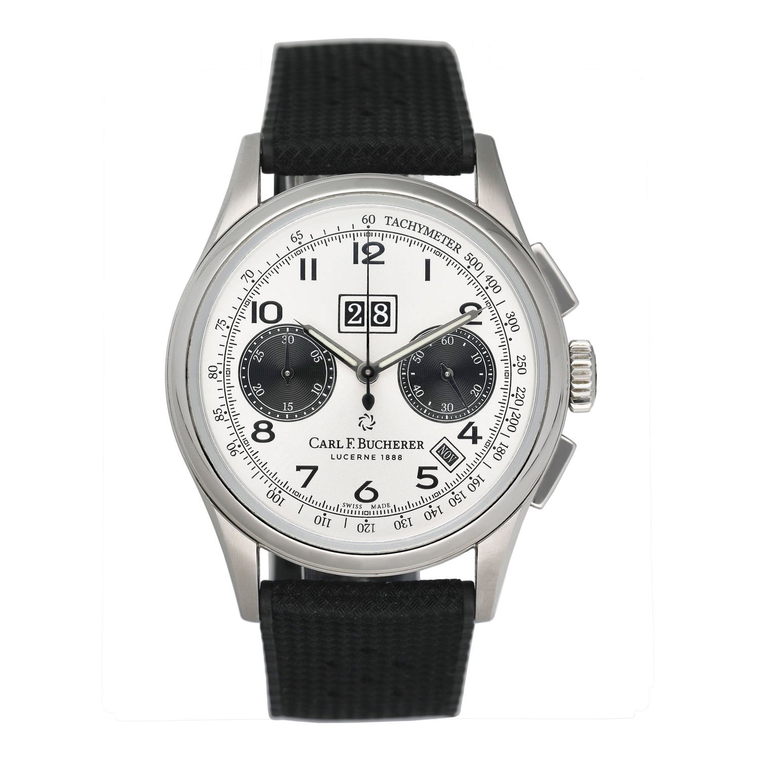 Carl F.Bucherer Heritage BiCompax Annual 00.10803.08.12.01 Mens Watch Box Papers - Watches
