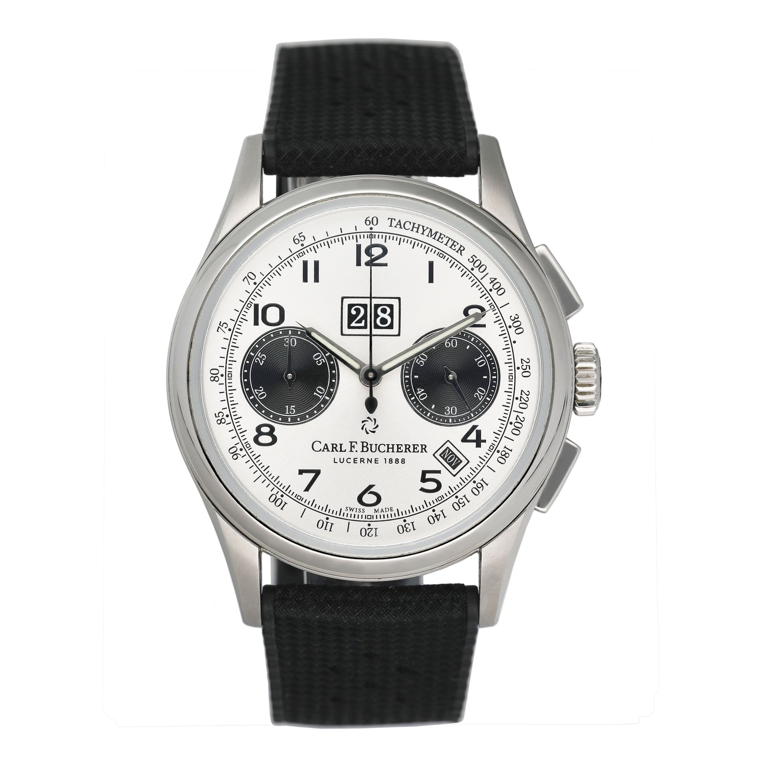 Carl F.Bucherer Heritage BiCompax Annual 00.10803.08.12.01 Mens Watch Box Papers - Watches