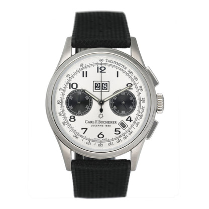 Carl F.Bucherer Heritage BiCompax Annual 00.10803.08.12.01 Mens Watch Box Papers