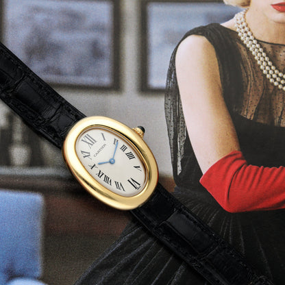 Cartier Baignoire 1952 Yellow Gold Ladies Watch - Wristwatch