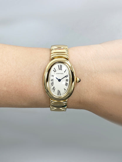 Cartier Baignoire 2678 18k Yellow Gold Ladies Watch - Watches