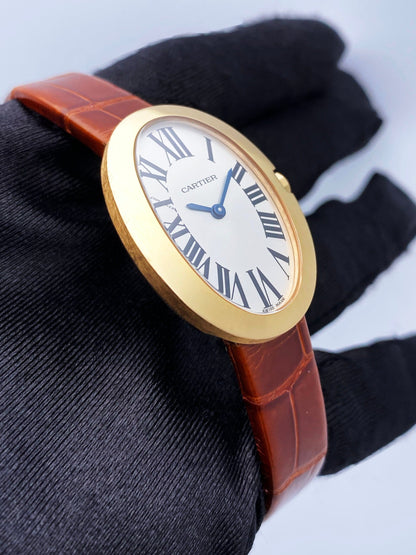 Cartier Baignoire W8000007 18K Rose Gold Ladies Watch - Watches