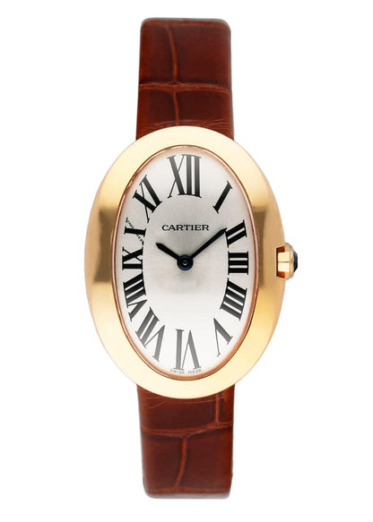 Cartier Baignoire W8000007 18K Rose Gold Ladies Watch - Watches