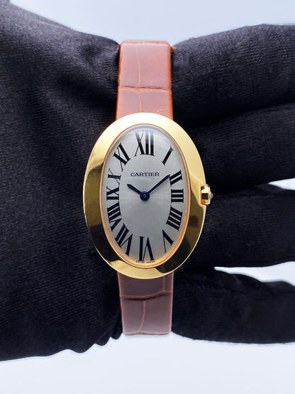 Cartier Baignoire W8000007 18K Rose Gold Ladies Watch - Watches