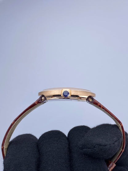 Cartier Baignoire W8000007 18K Rose Gold Ladies Watch Box Papers - Watches