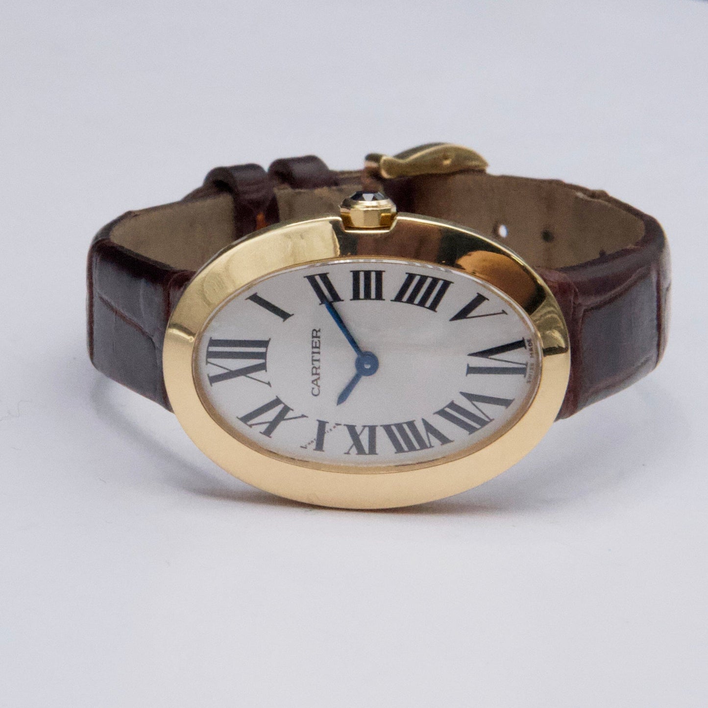 Cartier Baignoire W8000009 18K Yellow Gold Ladies Watch - Watches