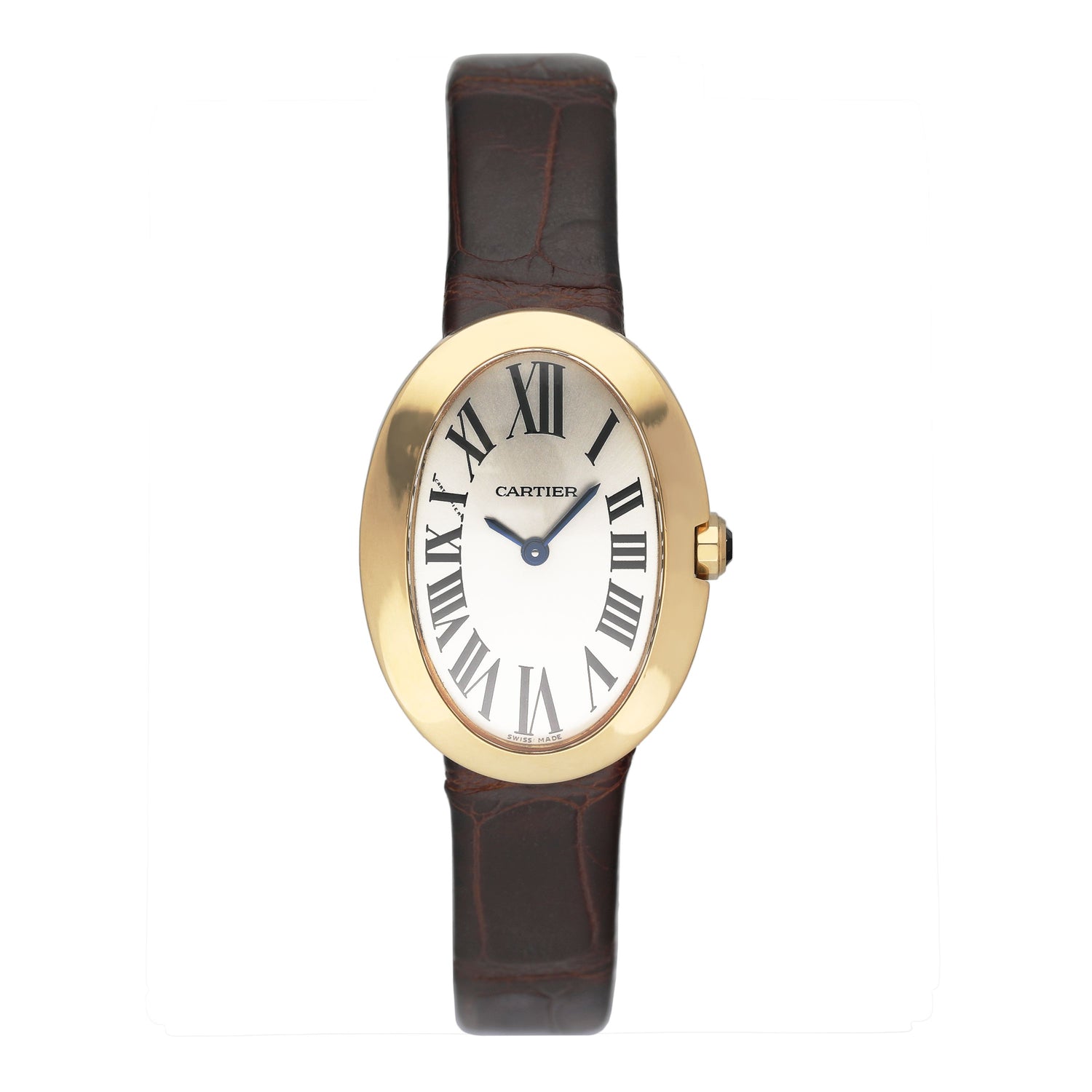 Cartier Baignoire W8000009 18K Yellow Gold Ladies Watch - Watches