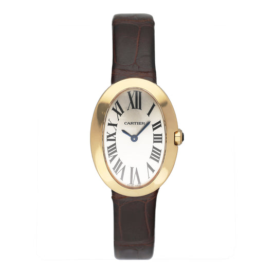Cartier Baignoire W8000009 18K Yellow Gold Ladies Watch
