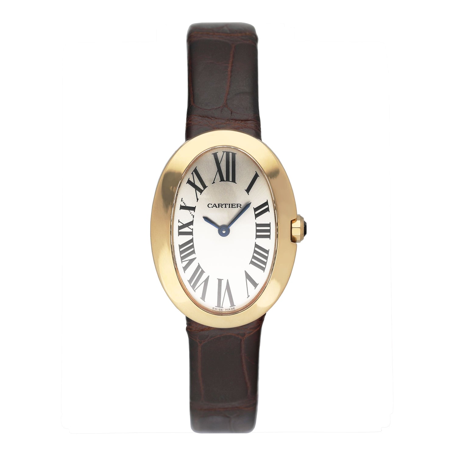 Cartier Baignoire W8000009 18K Yellow Gold Ladies Watch - Watches