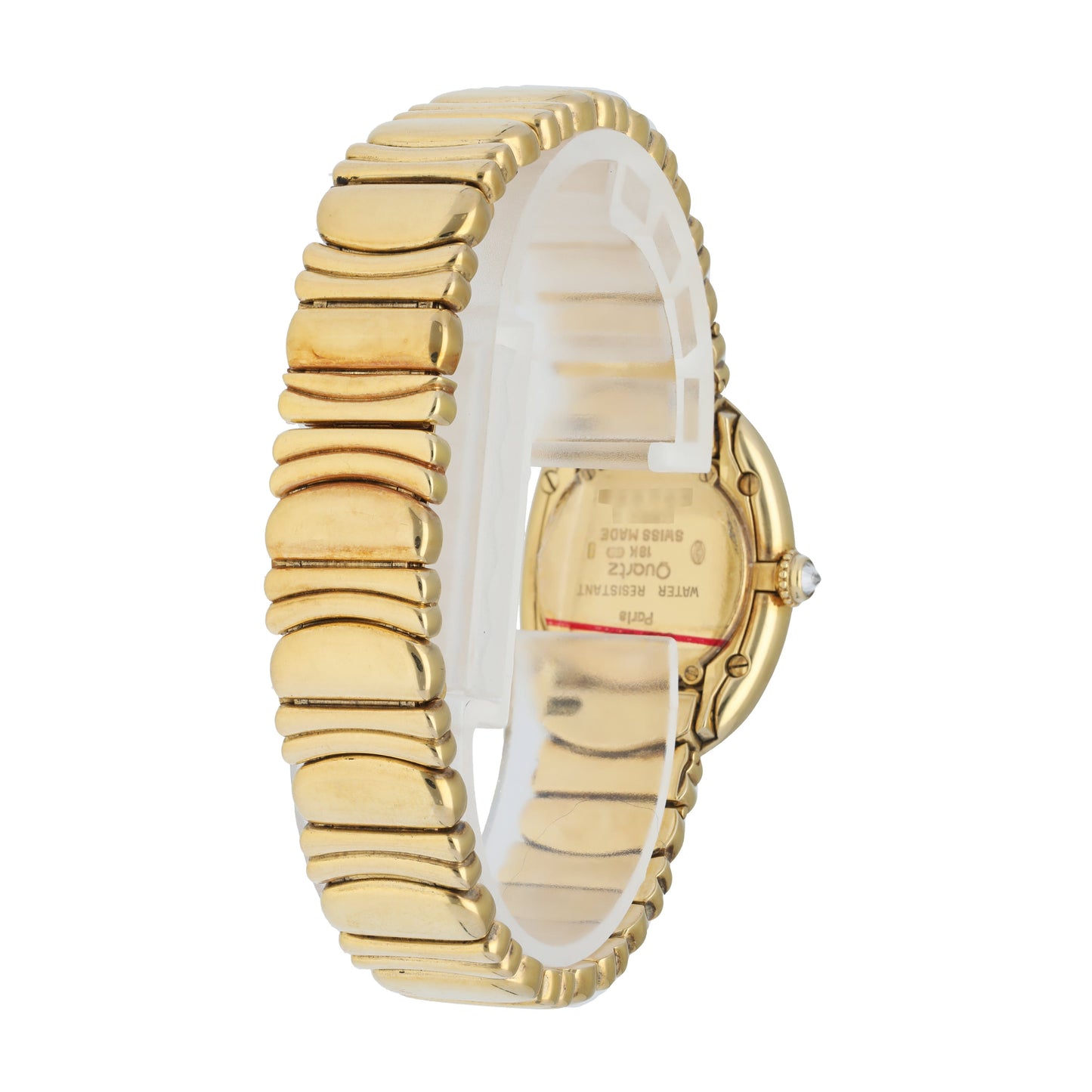 Cartier Baignoire WB5021D8 Diamond Dial Ladies Watch - Wristwatch