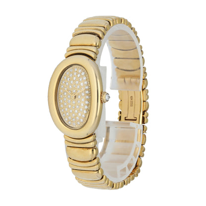 Cartier Baignoire WB5021D8 Diamond Dial Ladies Watch - Wristwatch